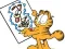 Igra Garfield connects the dots online