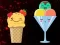 Igra Ice cream PUZZLES online