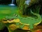 Igra Crocodile Waterfalls Forest Escape online