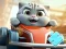 Igra Jigsaw Puzzle: Cat Racing Driver online