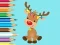 Igra Coloring Book: Cute Christmas Reindeer online