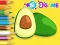 Igra Coloring Book: Avocado Fruit online