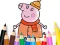 Igra Coloring Book: Mommy Pig Winter online
