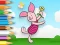 Igra Coloring Book: Piglet Holds Toy Windmill online