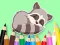Igra Coloring Book: Baby Raccoon online