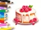 Igra Coloring Book: Berry Cake online