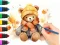 Igra Coloring Book: Autumn Bear online