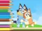Igra Coloring Book: Bluey And Bingo Holiday online
