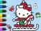 Igra Coloring Book: Hello Kitty Christmas online