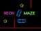 Igra Neon Car Maze online