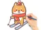 Igra Coloring Book: Skiing Puppy online