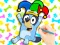 Igra Coloring Book: Clown Bluey online