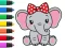 Igra Coloring Book: Elephant online
