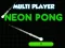 Igra Neon Pong Multi Player online