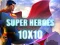 Igra Super heroes 10х10 online