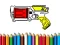 Igra Back To School: Nerf Coloring Book online