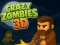 Igra Crazy Zombies 3D online