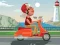 Igra City Scooter Ride Coloring online