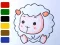 Igra Baby sheep ColoringBook online