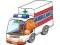 Igra Cartoon Ambulance Puzzle online