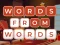 Igra Words from Words online