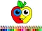 Igra Back To School: Apple Coloring Book online