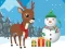 Igra Christmas Deer Jigsaw online