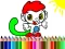Igra Back To School: Monkey Coloring online