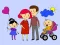 Igra Happy Family Coloring Book online