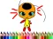 Igra Back To School: Dotted Girl Coloring online