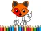 Igra Fox Coloring Book online