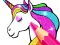 Igra Unicorn Coloring Book Glitter online