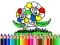 Igra Back to School: Flowers Coloring online