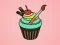 Igra Yummy Cupcake Coloring online