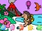 Igra Color By Code Volcano Hedgehog online
