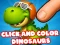 Igra Click And Colors Dinosaurs online