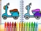 Igra Cute Bike Coloring Book online