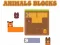Igra Animals Blocks online