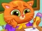 Igra Lovely Virtual Cat At School online