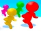 Igra Stickmen Color Run Switch online