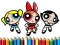 Igra PowerPuff Girls Coloring Book online