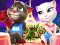 Igra Talking Tom and Angela Coloring online