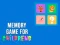 Igra Memory Game for Childrens online