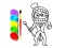 Igra Digital Circus Click and Paint online