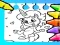 Igra Magical Unicorn Coloring Pages online