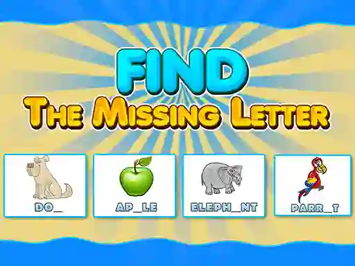 Igra Find The Missing Letter online