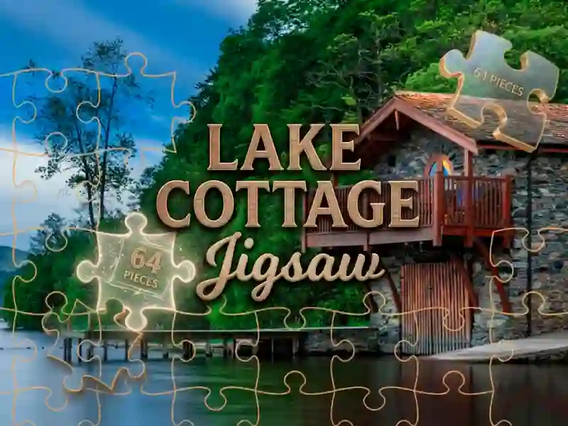 Igra Lake Cottage Jigsaw online