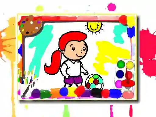 Igra Football Coloring Book online