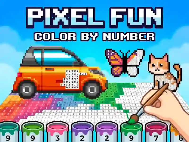 Igra Pixel Fun Color By Number online