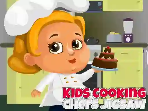 Igra Kids Cooking Chefs Jigsaw online